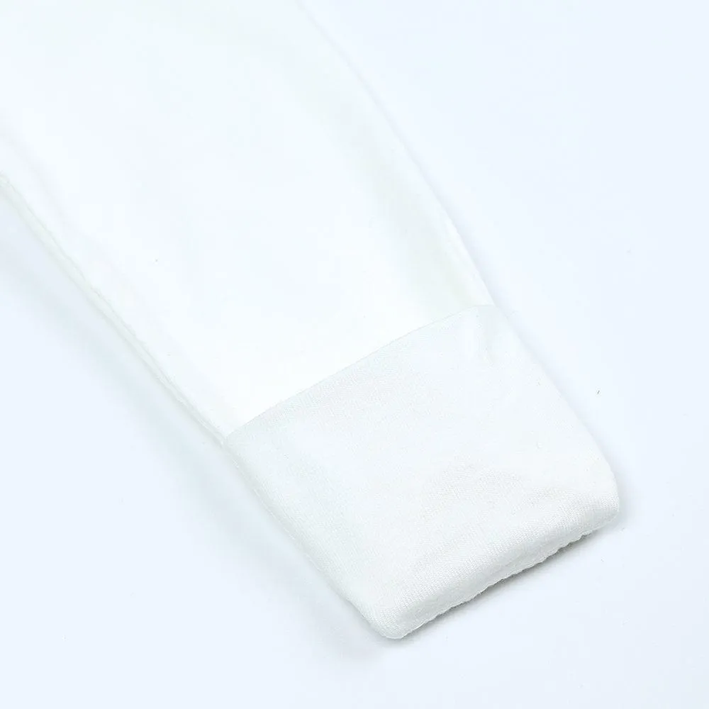 White Zip Sleepsuit
