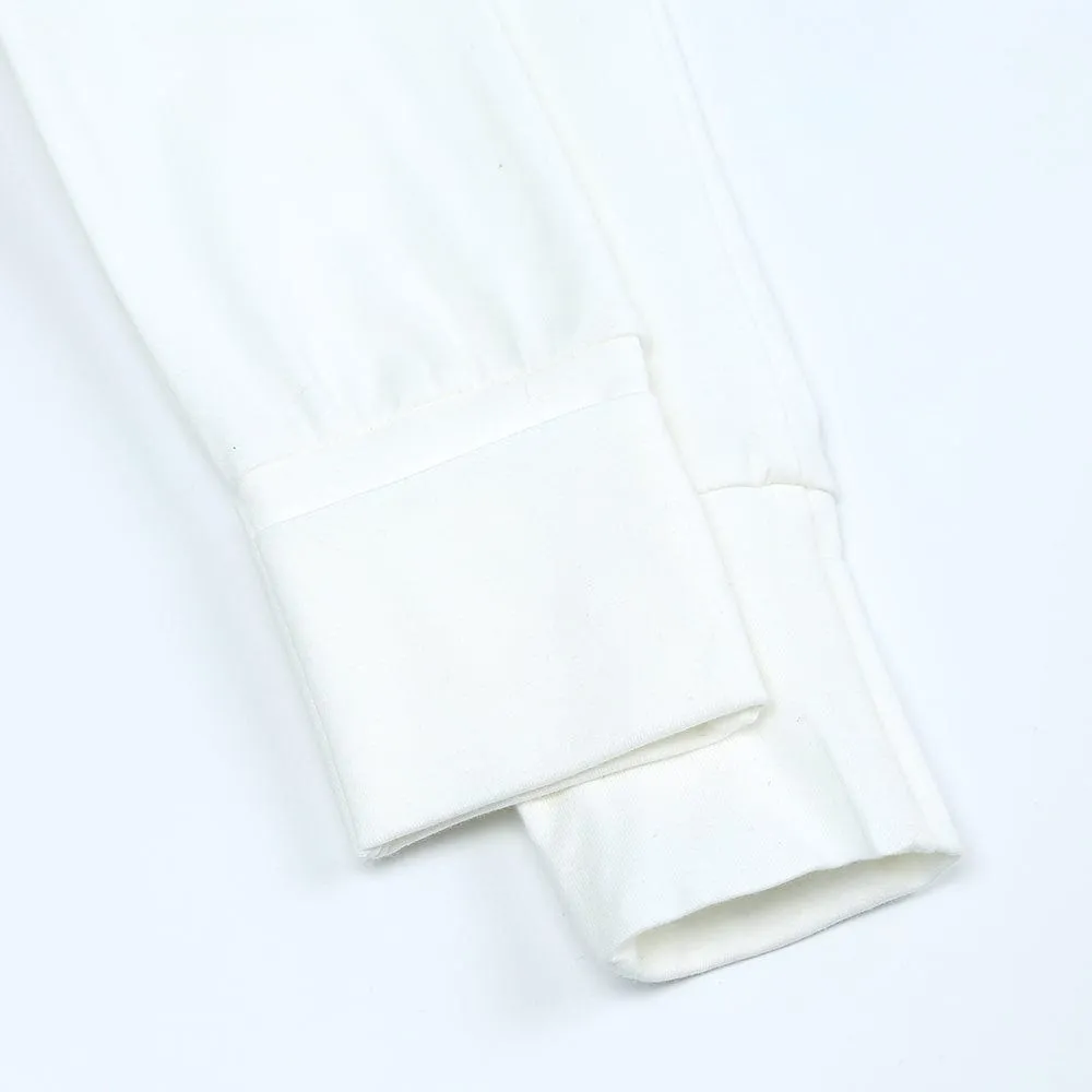 White Zip Sleepsuit