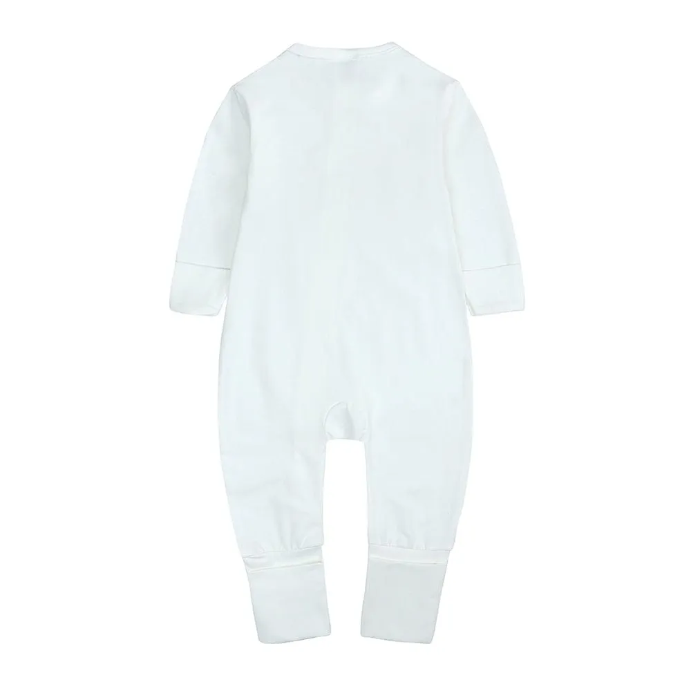 White Zip Sleepsuit
