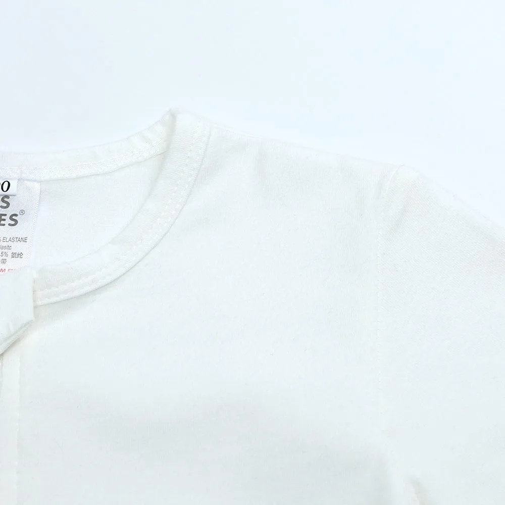 White Zip Sleepsuit