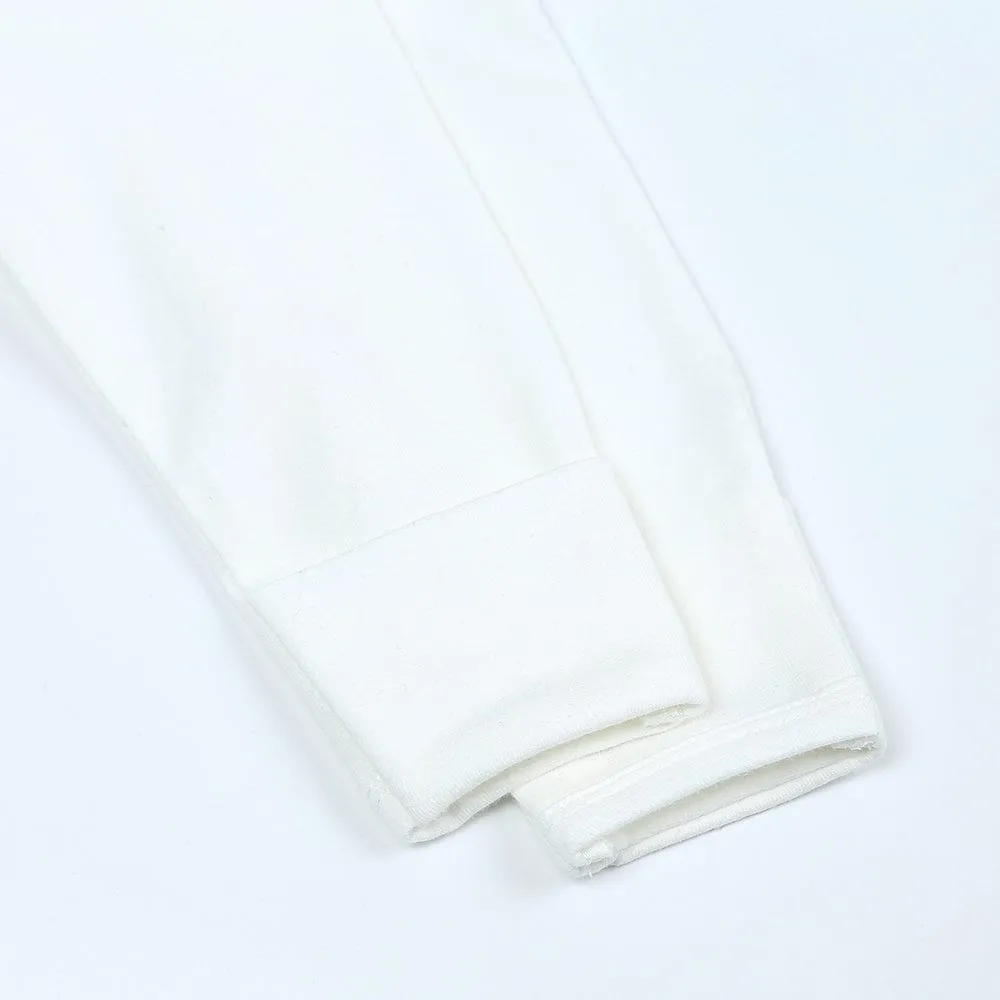White Zip Sleepsuit