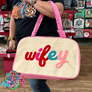 Wifey Tote - Turquoise E