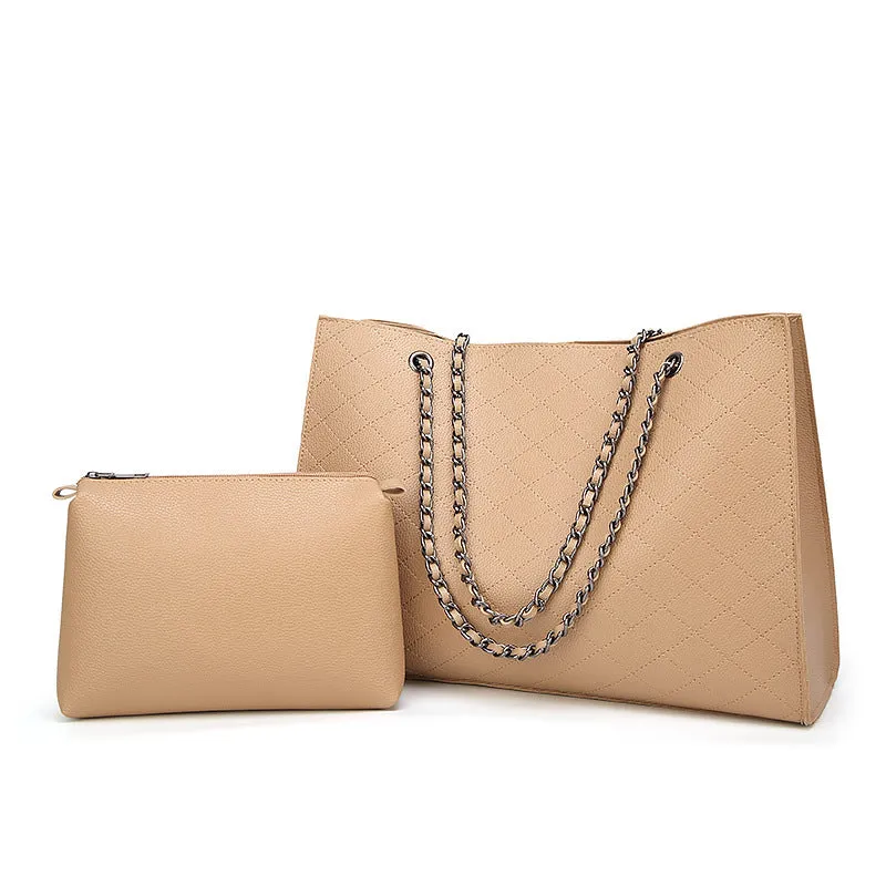 Women's Diamond Lattice Handbag