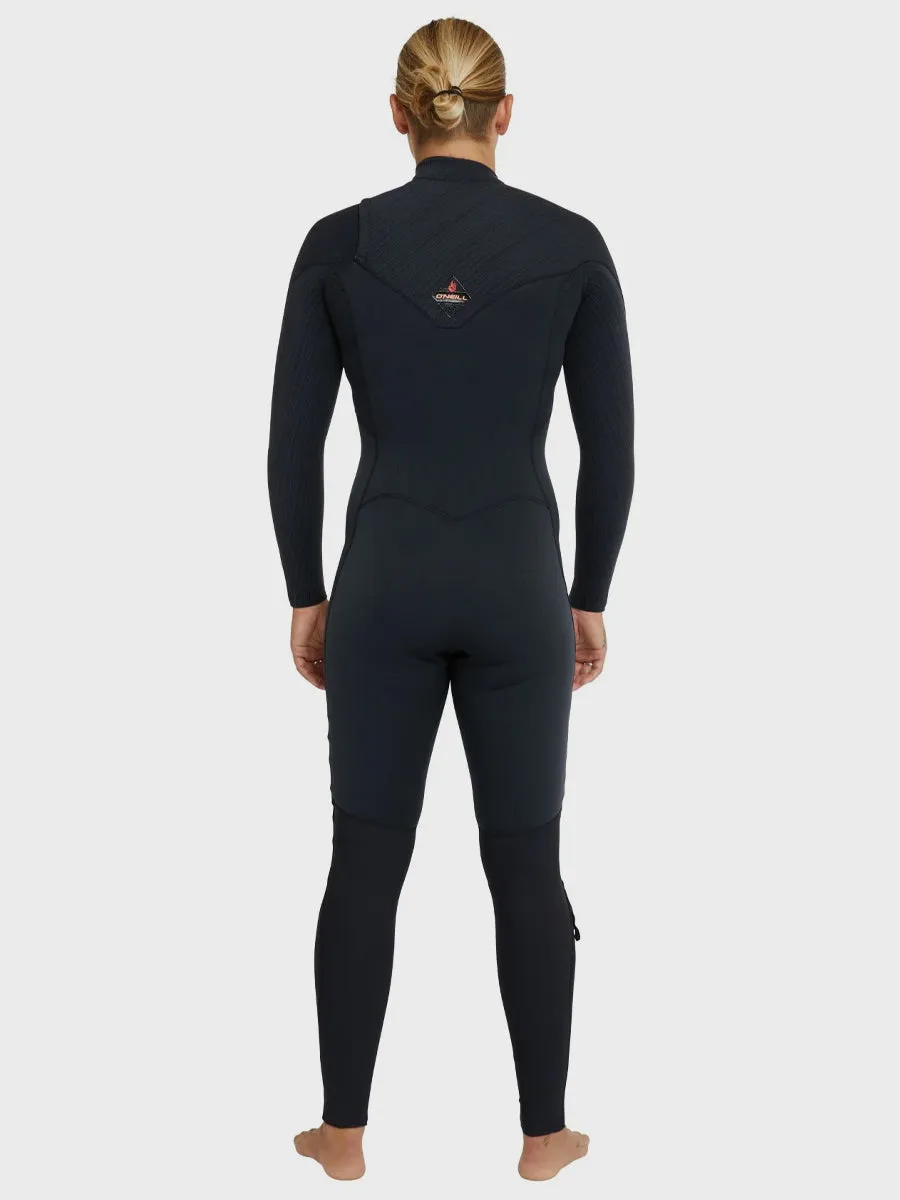 Womens Hyperfreak Fire 3/2mm Chest Zip Full Suit