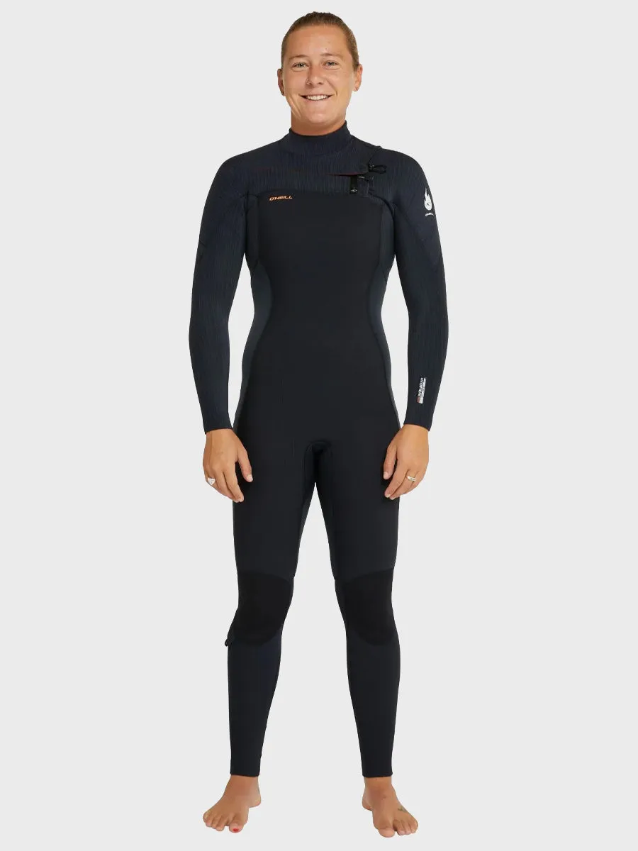 Womens Hyperfreak Fire 3/2mm Chest Zip Full Suit