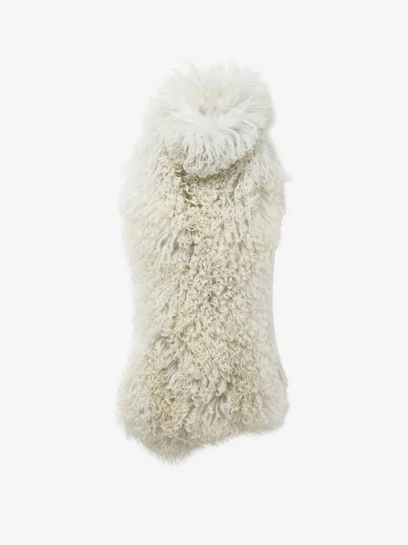 Women's Shearling Sleeveless Top