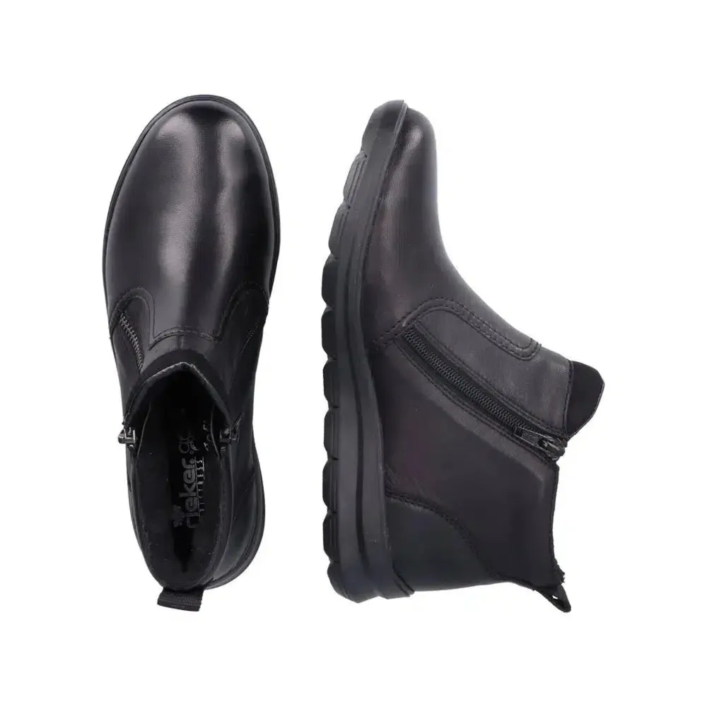 WOOL LINED DOUBLE ZIP BOOT