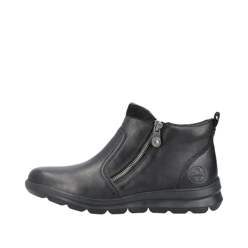 WOOL LINED DOUBLE ZIP BOOT