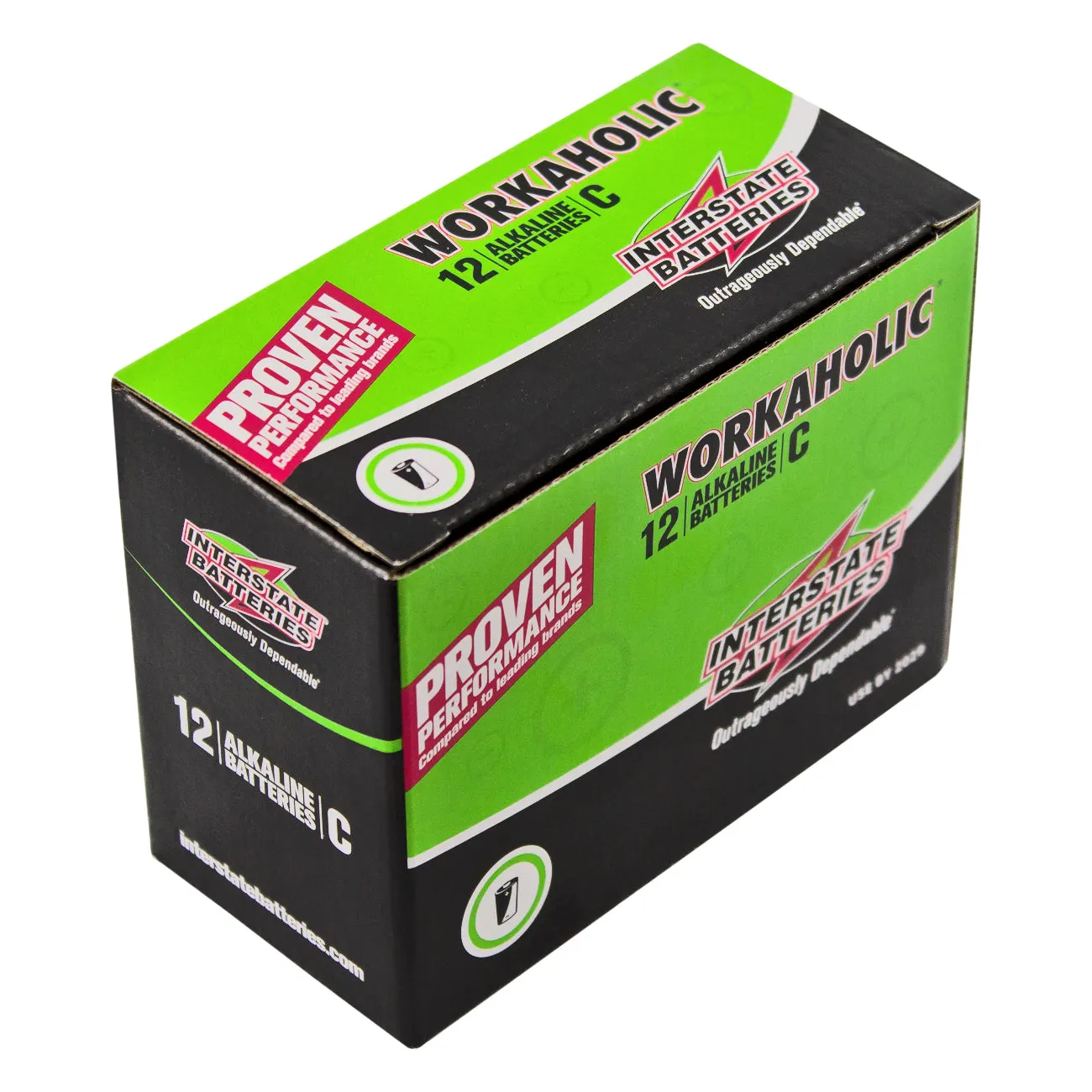 Workaholic Interestate C alkaline batteries (12 pack)