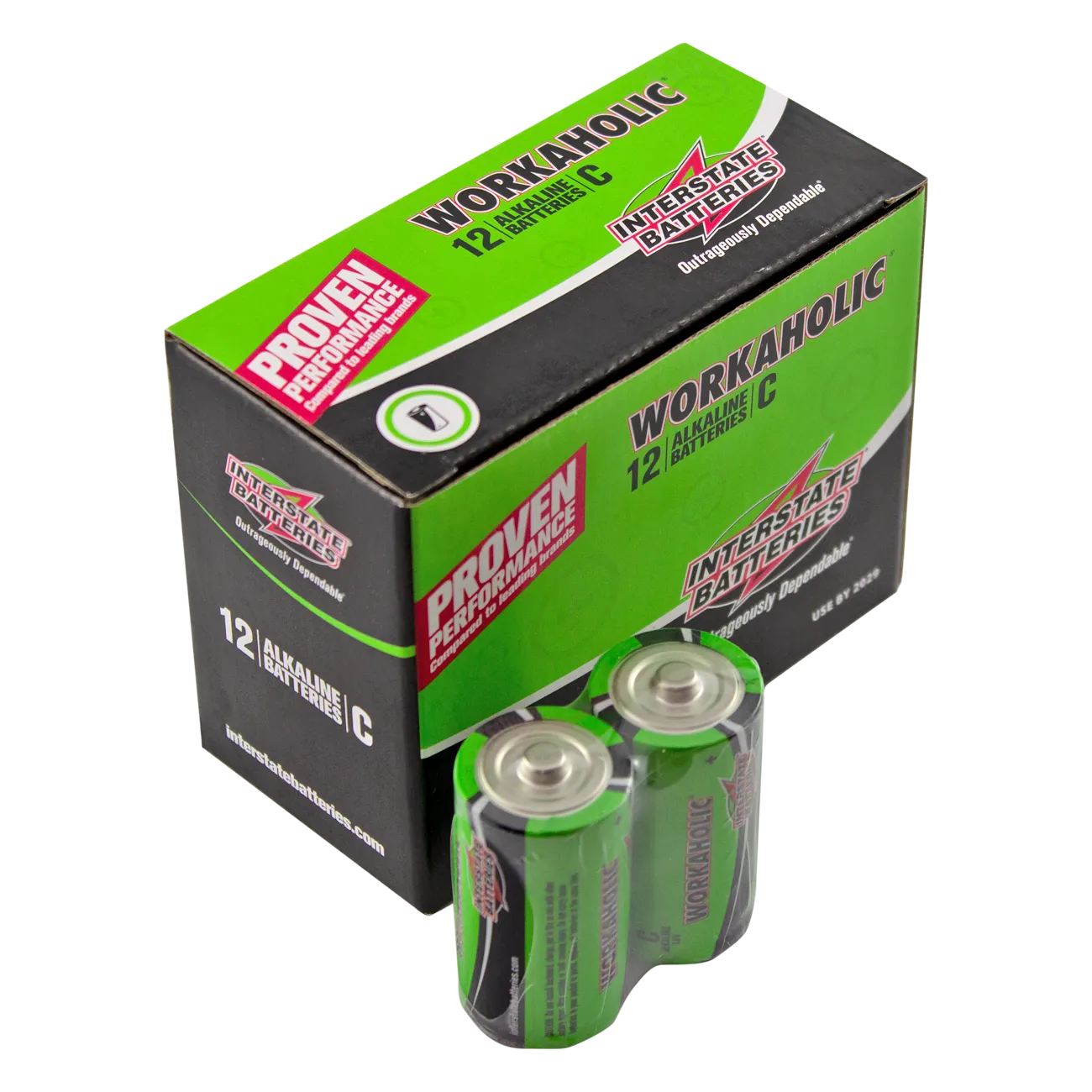 Workaholic Interestate C alkaline batteries (12 pack)