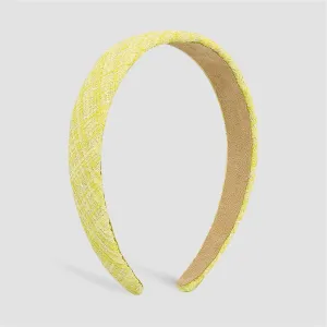 Yellow Lattice Hard Headband