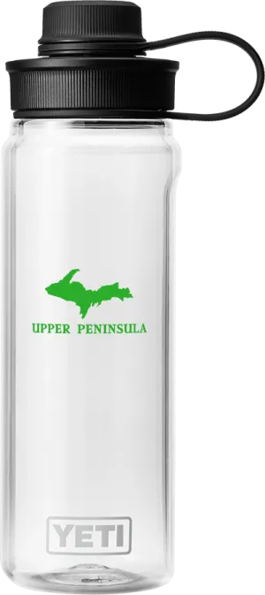 Yeti Upper Peninsula Yonder .75L / 25 oz Bottle w/ Tether Cap Clear