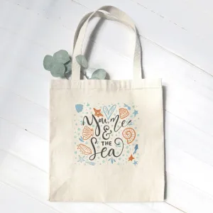 You Me and the Sea - Canvas Tote Bag