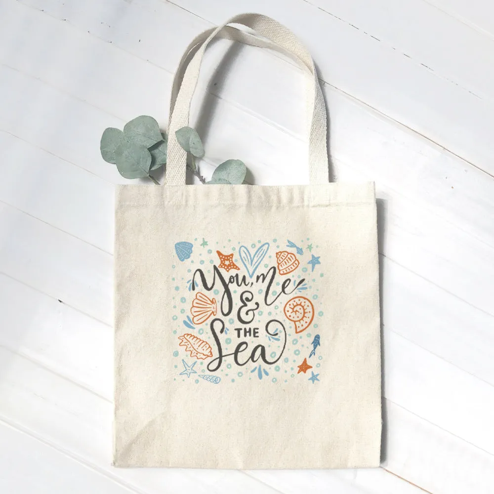 You Me and the Sea - Canvas Tote Bag