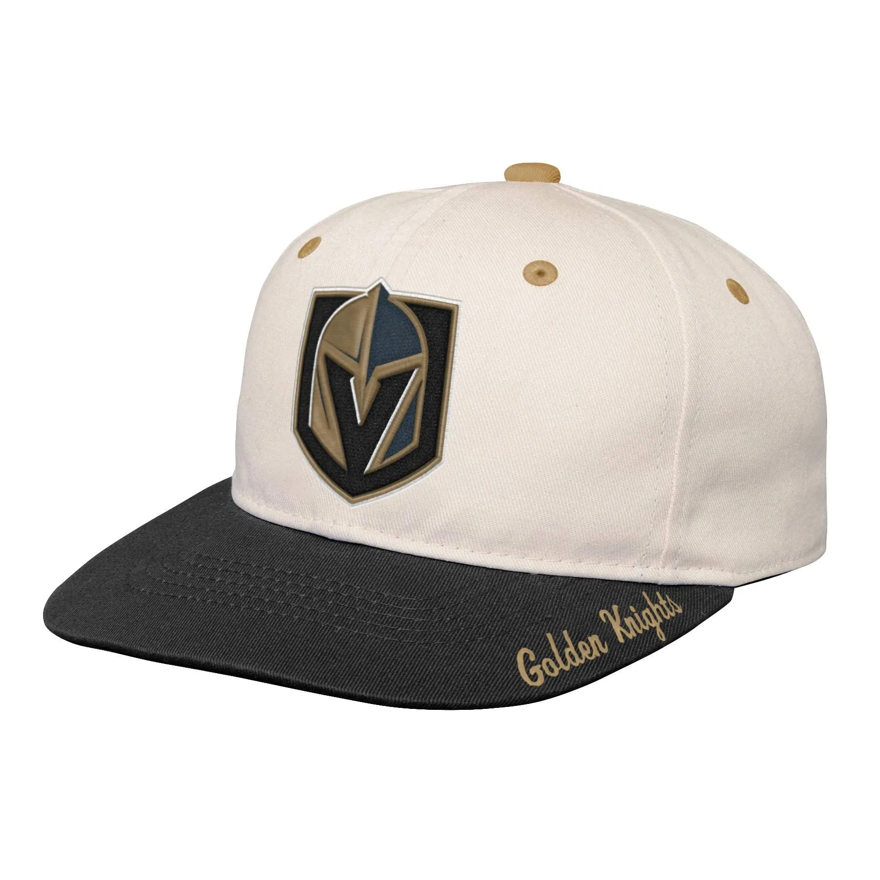Youth Bone Crown Deadstock Flat Brim - Vegas Golden Knights