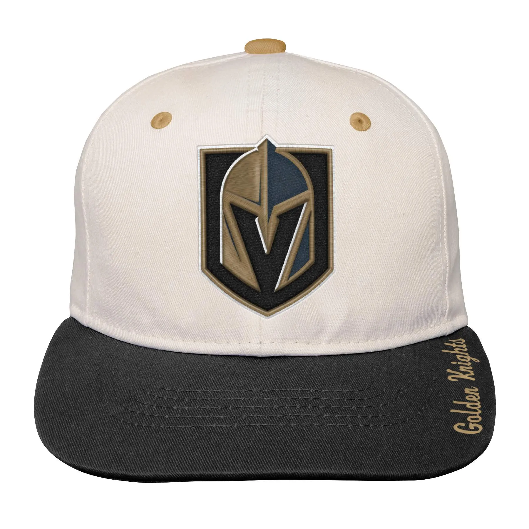 Youth Bone Crown Deadstock Flat Brim - Vegas Golden Knights