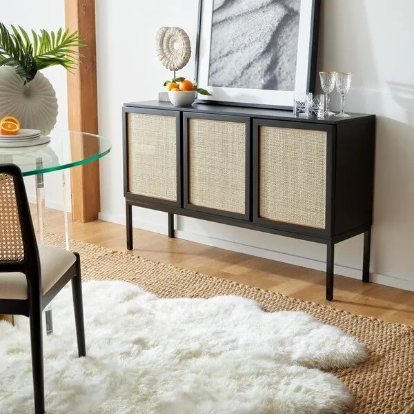 Zadie 2 Shelf Rattan Sideboard Design: MED5010D slightly damaged