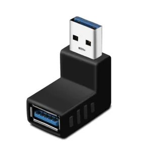 Złączka / Adapter USB 3.0, Kątowy - 4 Kierunki