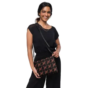 Zebra Love™ in Red gradient 1, Crossbody bag