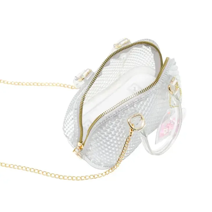 Zomi Gems Jelly Bead Bowling Bag - Clear