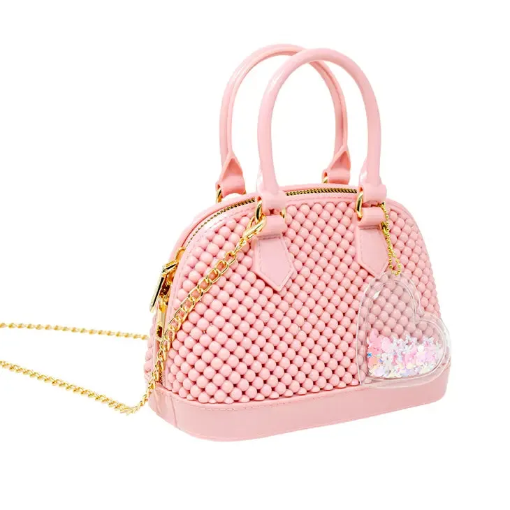 Zomi Gems Jelly Bead Bowling Bag - Pink