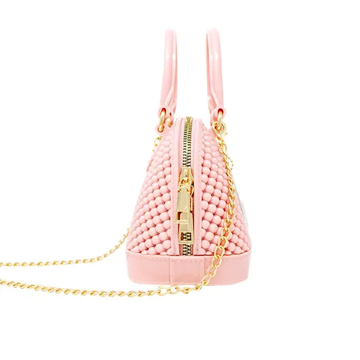Zomi Gems Jelly Bead Bowling Bag - Pink
