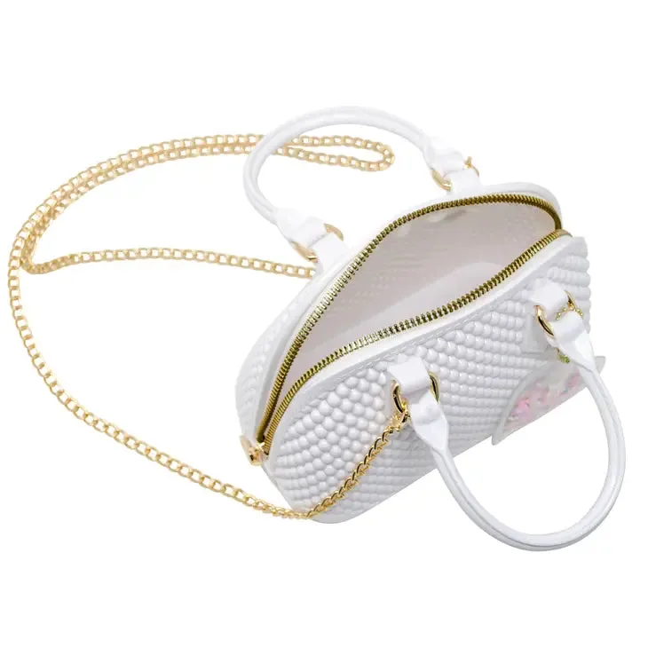 Zomi Gems Jelly Bead Bowling Bag - White