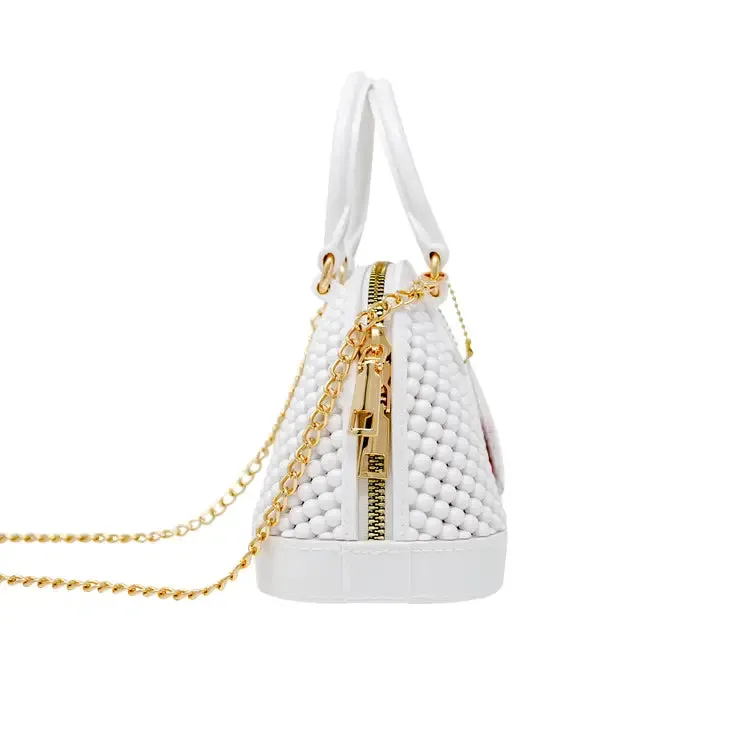 Zomi Gems Jelly Bead Bowling Bag - White